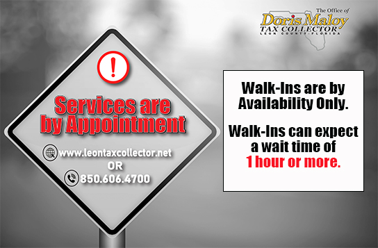 No Appointment? No worries, but please expect a wait of at least 1 hour.