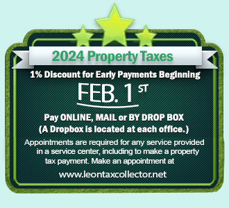 Property Taxes Monthly Announcement