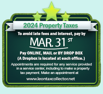 Property Taxes Monthly Announcement