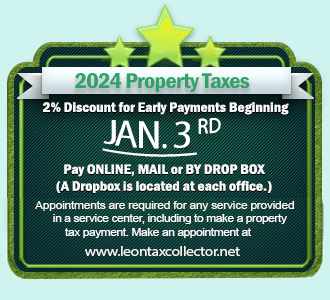 Property Taxes Monthly Announcement